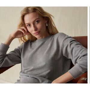 NWOT RicherPoorer Crewneck Sweatshirt Womens Classic Pullover Gray Size Small